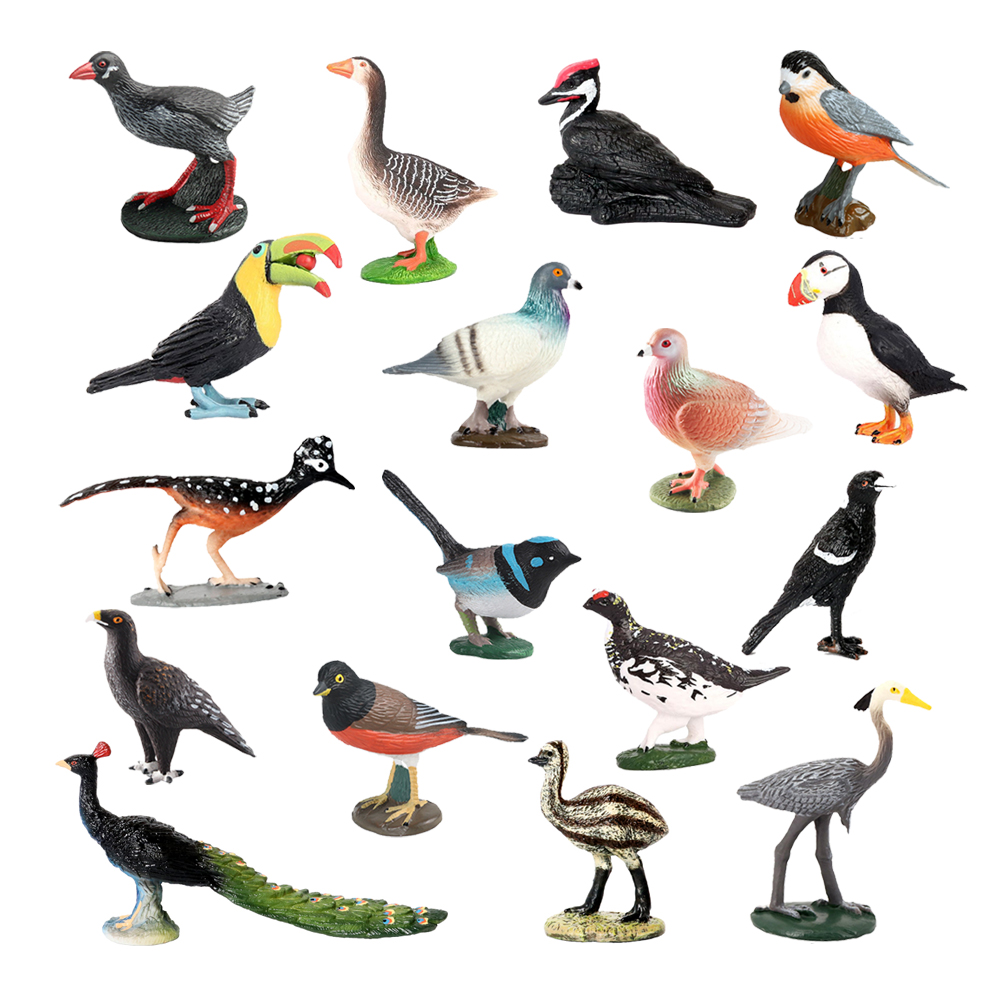 Kids Toys Reviews - Figurines d'animaux modèles Hibou Flamant Turc