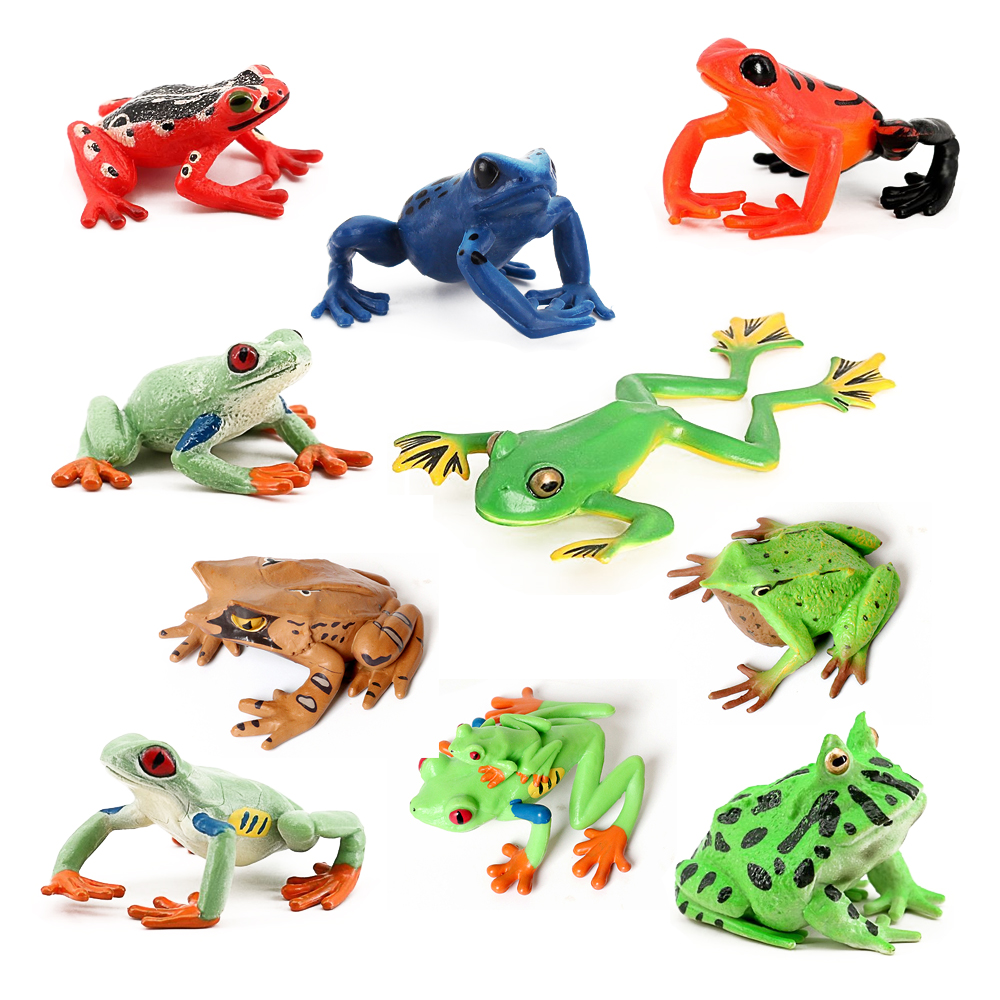 Kids Toys Reviews - Figurines d'animaux de la forêt tropicale,