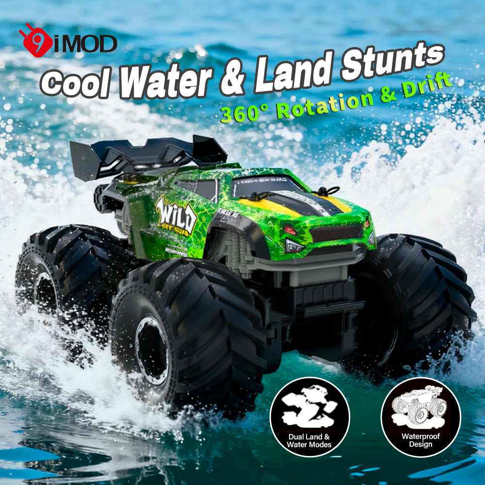 Kids Toys Long Island - Camion monstre amphibie télécommandé 9IMOD RC