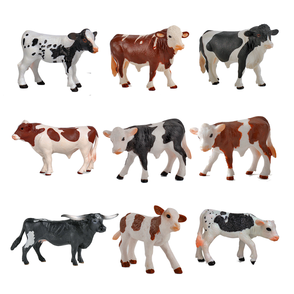 Kids Toys Reviews - Figurines d'animaux de ferme : Vache,