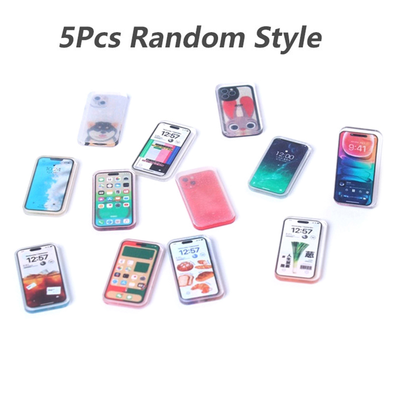 Kids Toys Smartphone - Mini téléphone portable miniature 1:12 pour