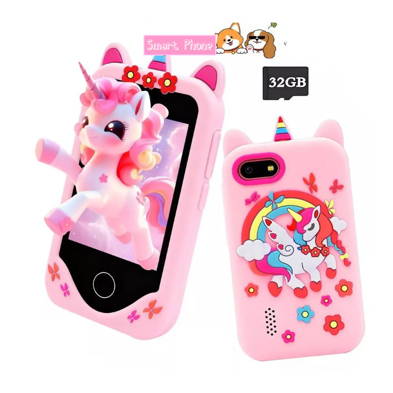 Kids Toys Smartphone - Caméra de téléphone intelligent pour enfants,