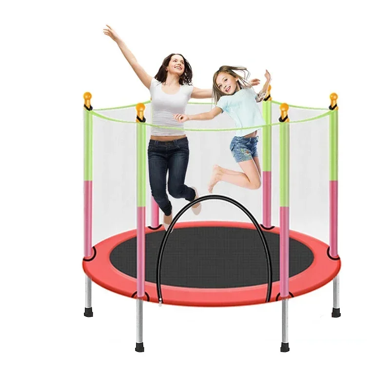 Trampoline Mini Indoor - Mini trampoline rond avec filet pour