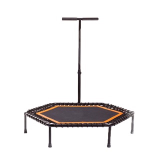 Trampoline Mini Indoor - Mini trampoline silencieux avec barre de