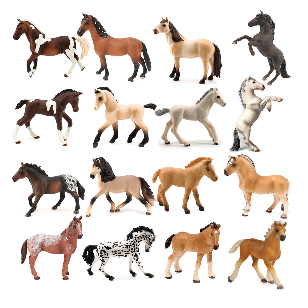 Kids Toys Reviews - Figurine de cheval en plastique, animaux
