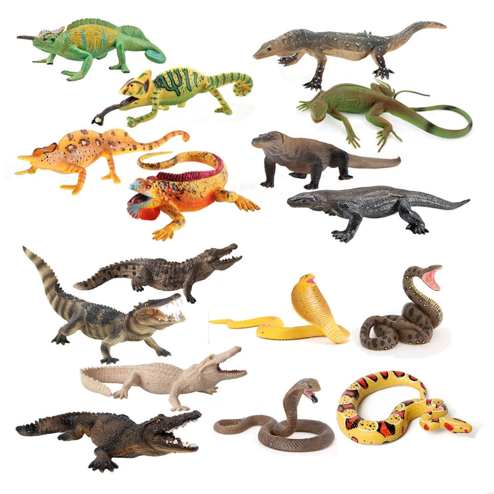 Kids Toys Reviews - Figurine de Reptile en Plastique :