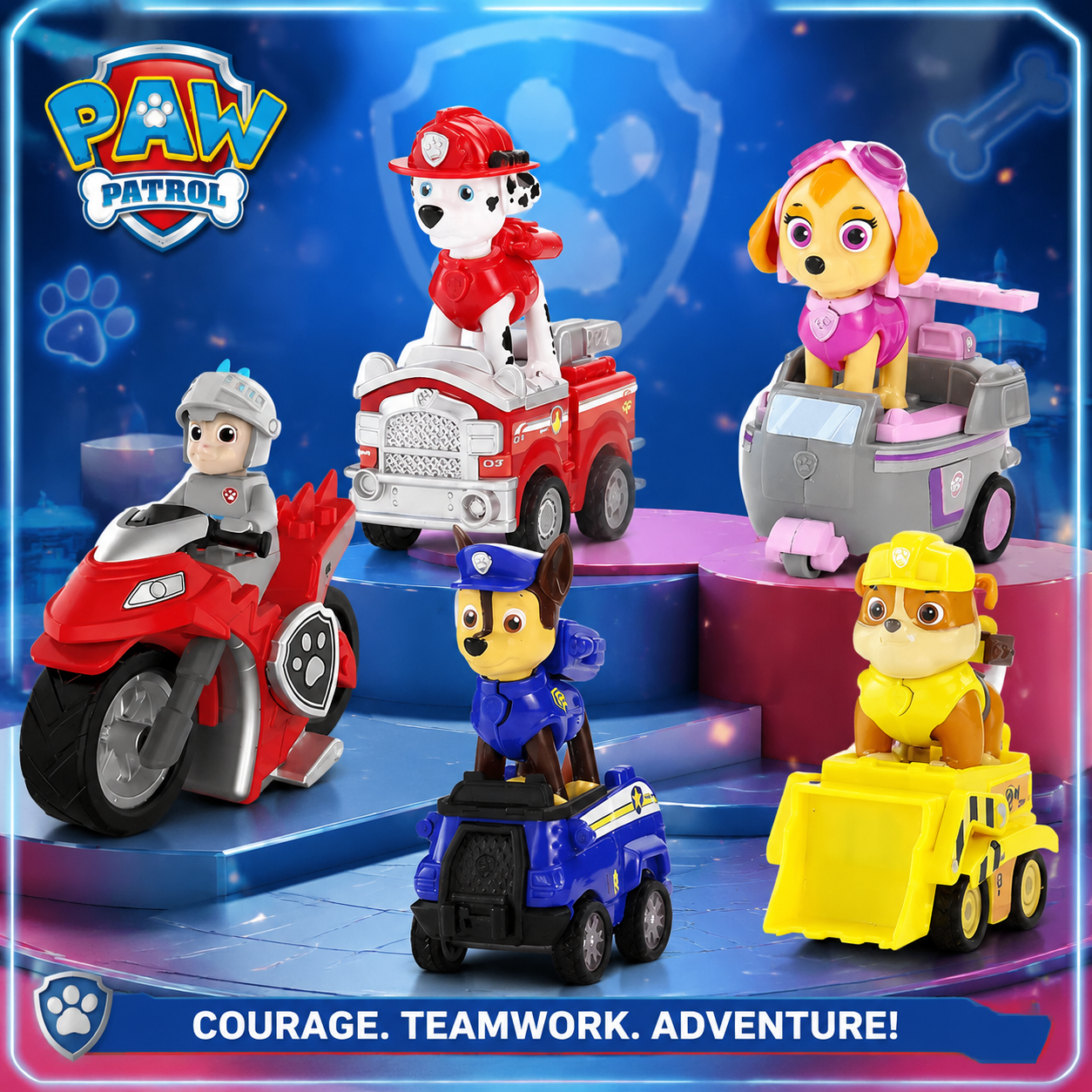 Kids Toys Vehicle - Jouets Pat'Patrouille : Figurines d'action, Modèles