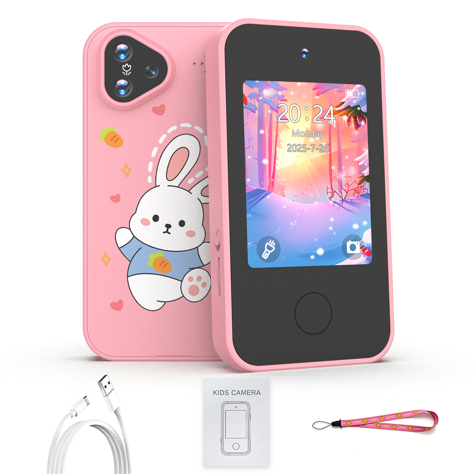 Kids Toys Smartphone - Jouet téléphone intelligent pour enfants, double