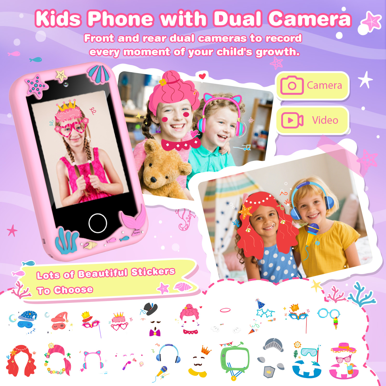 M SANMERSEN Téléphone intellig - Kids Toys Smartphone avis et prix