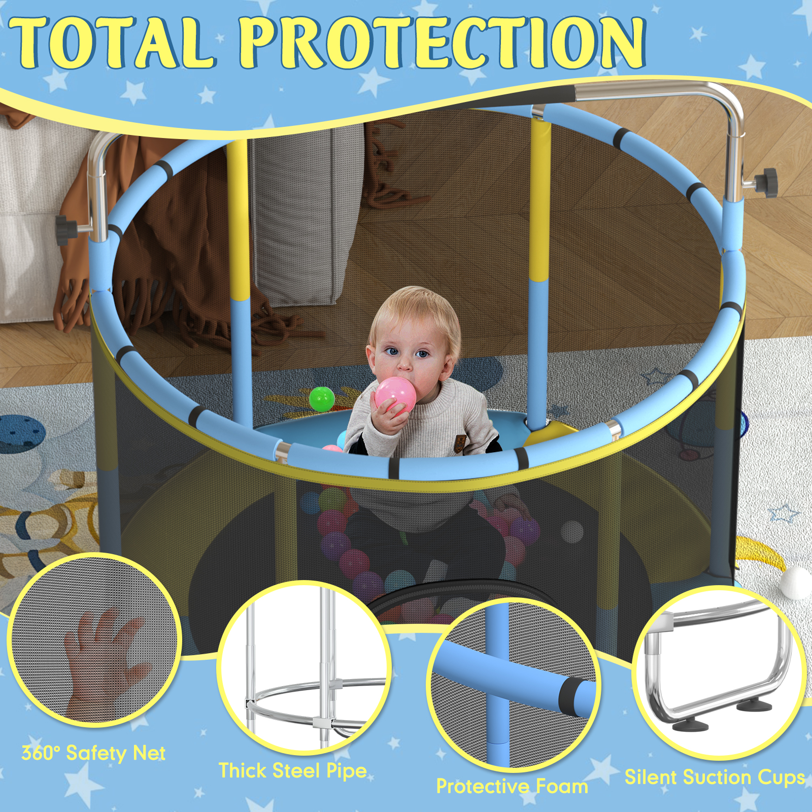 Trampoline pour tout-petits 8- - Trampoline Mini Indoor avis et prix