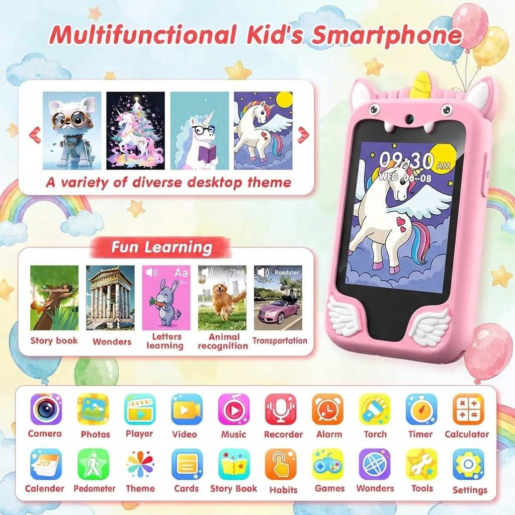 Téléphone intelligent musical  - Kids Toys Smartphone avis et prix