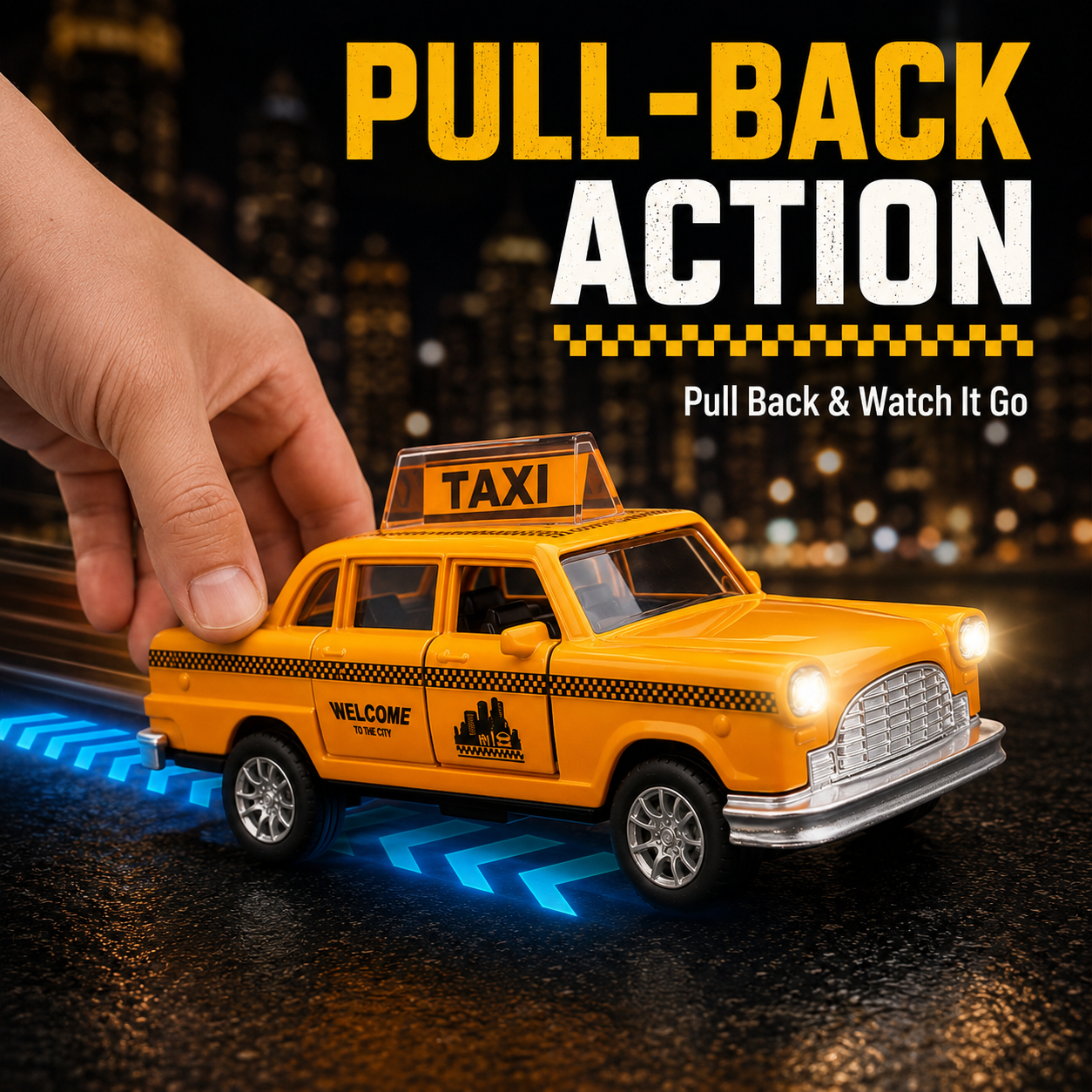 Voiture jouet taxi jaune de Ne - Kids Toys Nyc avis et prix