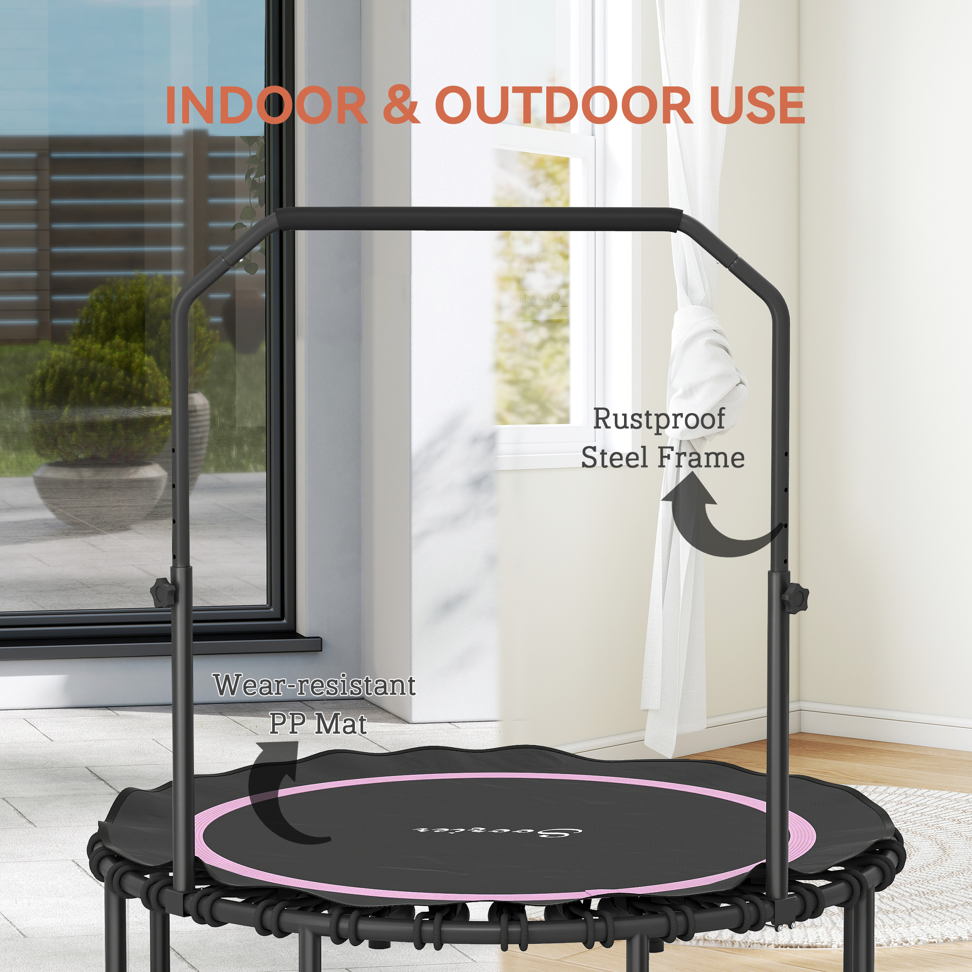 Trampoline de fitness avec poi - Trampoline Mini Indoor avis et prix